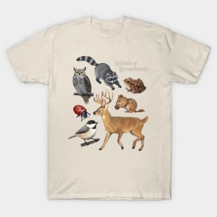 Animals of Massachusetts T-Shirt